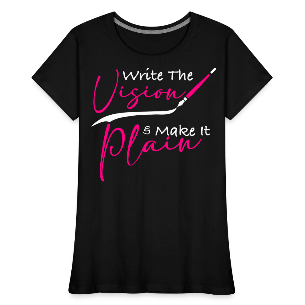 WRITE THE VISION | Pink Highlighter - Women's Tee - black