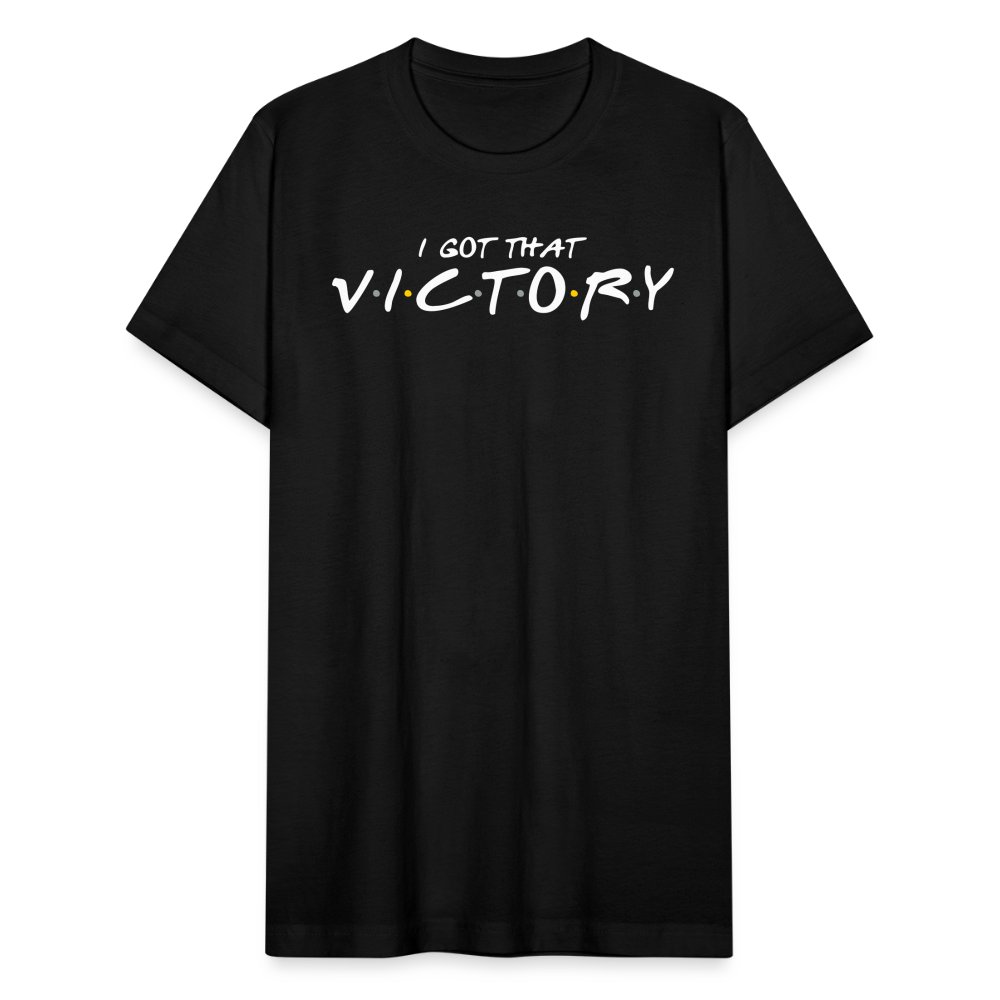 VICTORY | Ivory - Adult T-Shirt - black