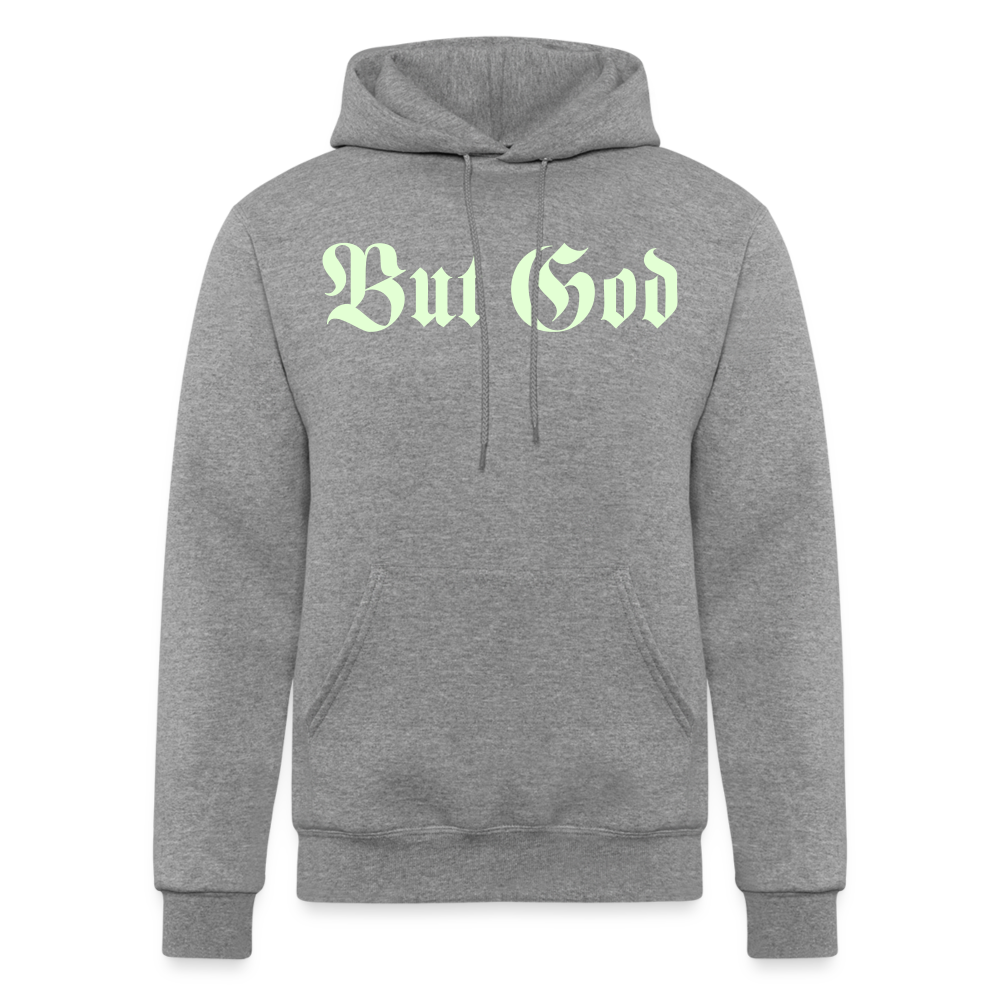 BUT GOD | Glo Stick  - Adult Hoodie - heather gray