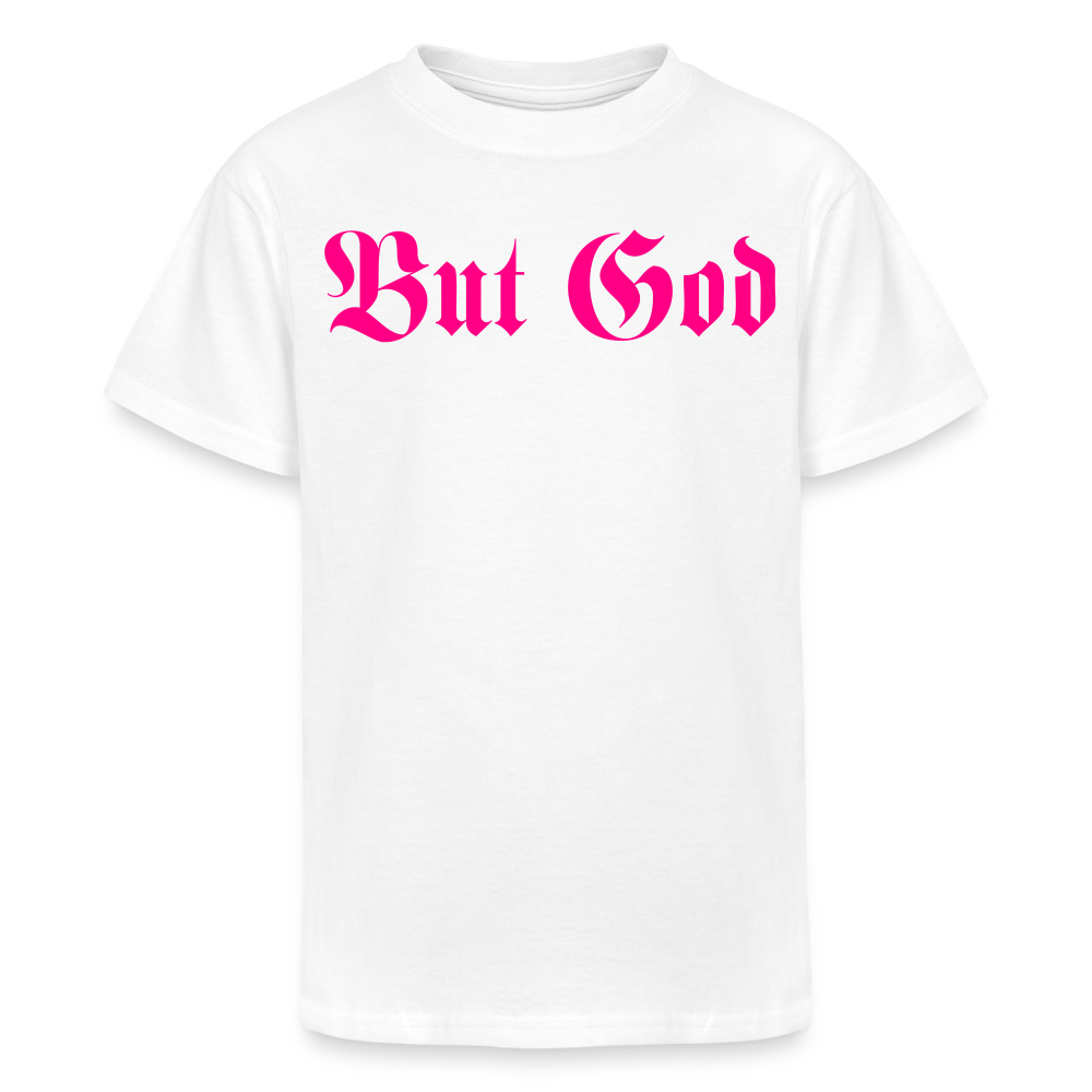 BUT GOD | Pink Highlighter - Kids T-Shirt - white