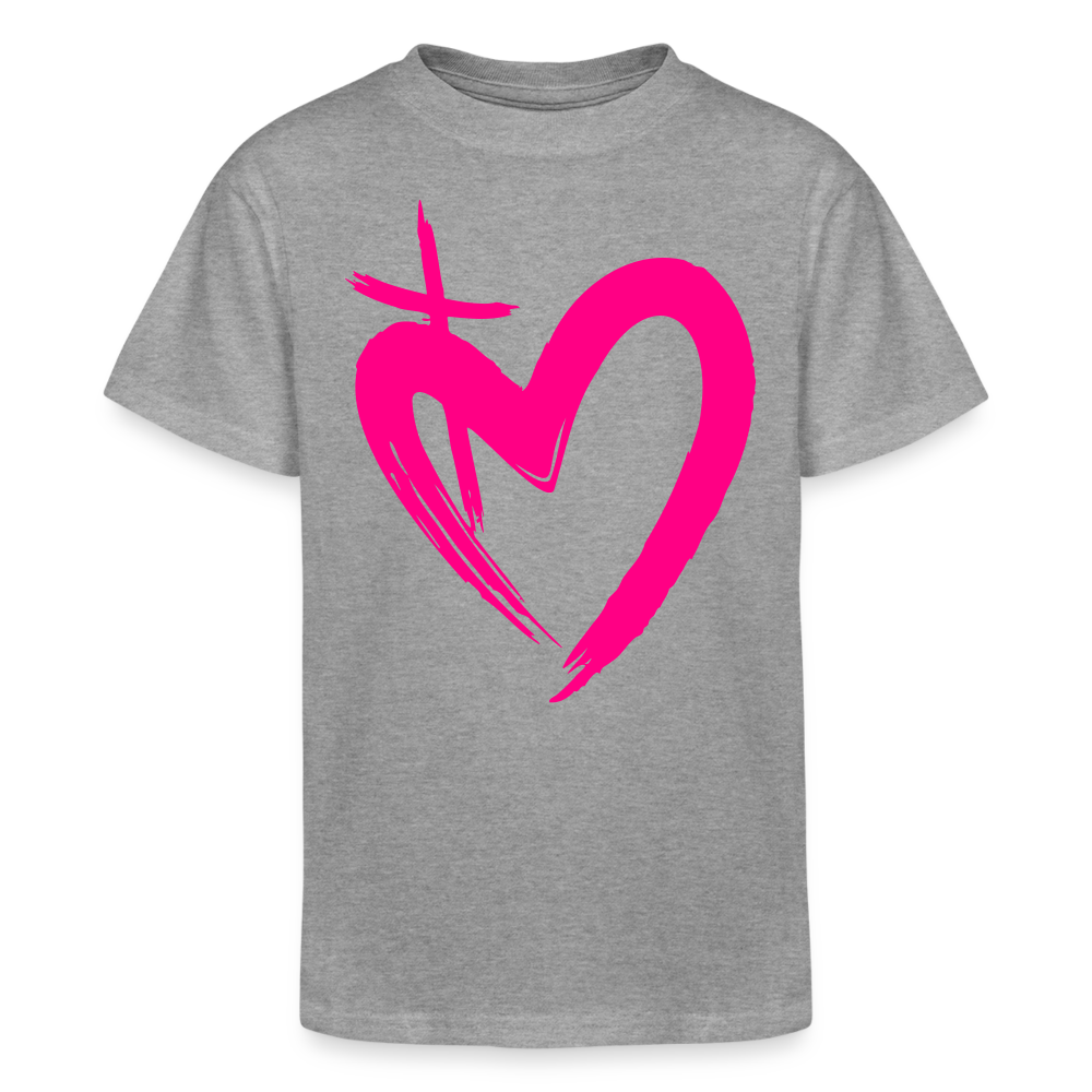 ETERNAL LOVE | Pink Highlighter - Kids T-Shirt - heather gray