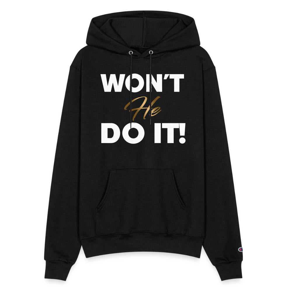 WON'T HE DO IT | Golden Ivory - Adult Hoodie