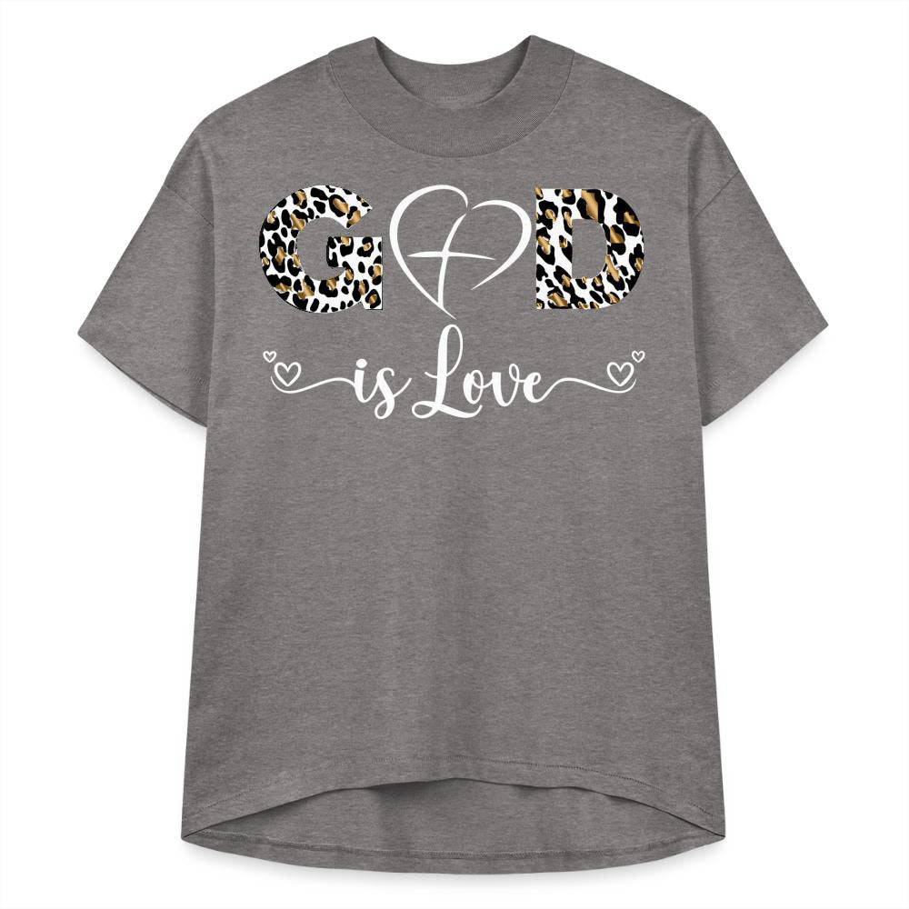 GOD IS LOVE | Leopard Glam - Hi-Lo Tee