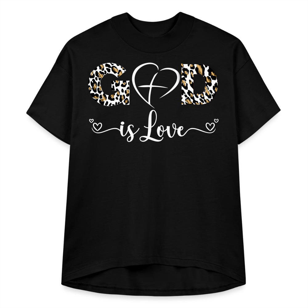 GOD IS LOVE | Leopard Glam - Hi-Lo Tee