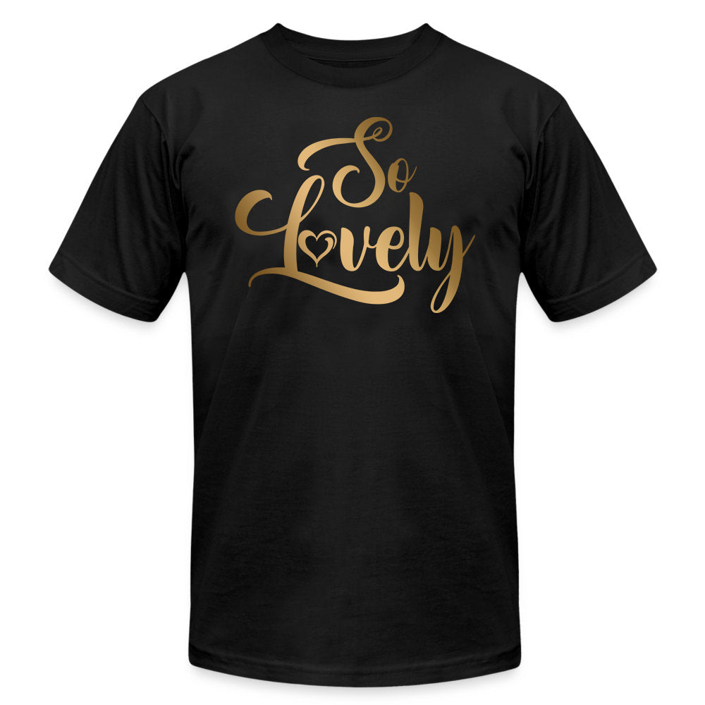 SO LOVELY | Gold Glam - Adult T-Shirt