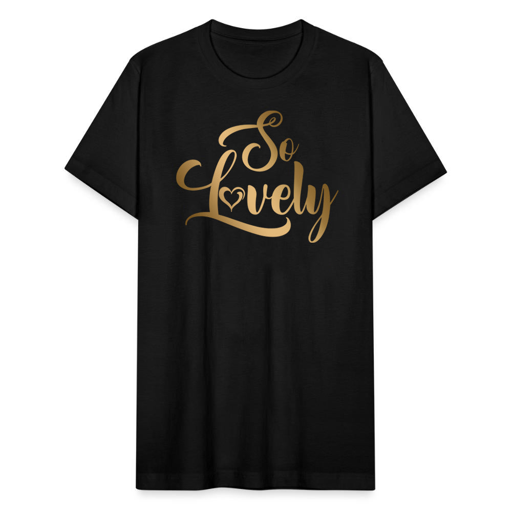 SO LOVELY | Gold Glam - Adult T-Shirt